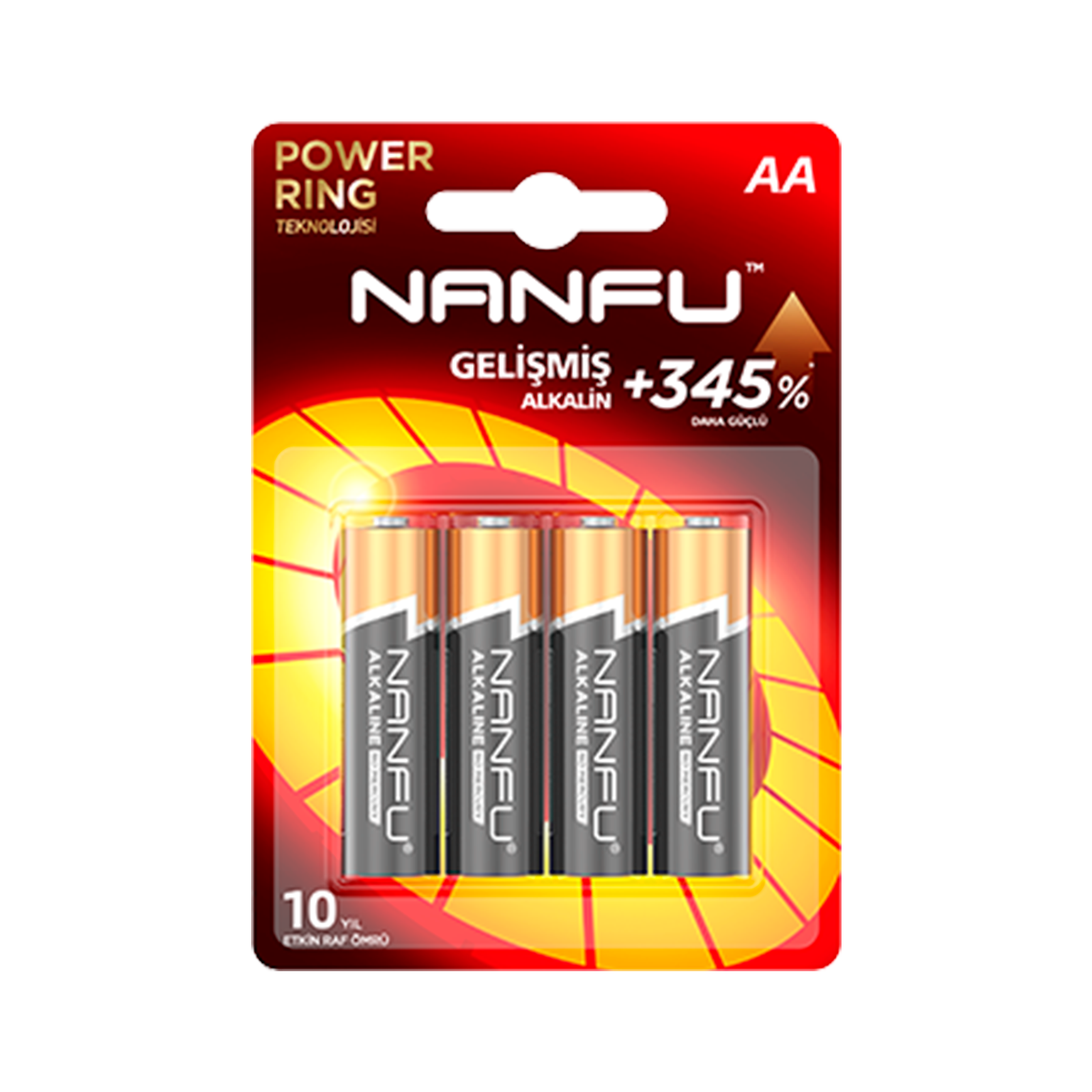 Nanfu 1.5v Alkalin Pil - AA LR6 (4 Adet) Nanfu 1.5v Alkalin Pil - AA LR6 (4 Adet)